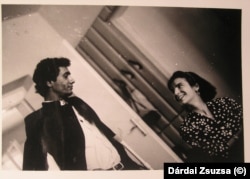 Balogh Attila feleségével, Ebner Orsolyával