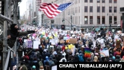 АКШдагы акция. Нью-Йорк, 5-апрель, 2025-жыл.