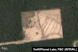 Изображение на Planet Labs от 13 август 2025 г. показва югоизточния сектор на обекта.