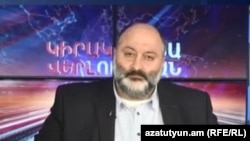 Вараздат Карапетян в студии Азатутюн ТВ