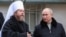 RUSSIA – Russia's President Vladimir Putin (R) and Metropolitan Tikhon (Shevkunov) of Pskov and Porkhov at the Pskovo-Pechersky Dormition Monastery. Pskov region, November 17, 2018