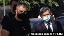 Съветникът на президента Илия Милушев след задържането си.