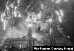 Фойерверки в Ташкент. Датата е неизвестна.