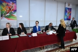 Избирательный участок в Минске, 26 января 2025 г.