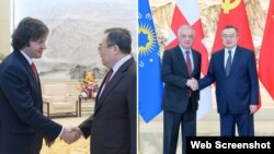 ლიუ ძინჩაო მასპინძლობდა „ქართული ოცნების“ დელეგაციებს 2024 და 2025 წლებში (ირაკლი კობახიძისა და გია ვოლსკის ხელმძღვანელობით).