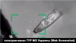 Скриншот из видео ГУР МО Украины о высадке на Тендровской косе вблизи Крыма