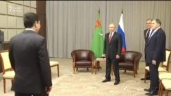 Бердымухамедов подарил Путину на день рождения алабая по кличке Верный