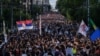 Studentët serbë organizojnë një protestë antiqeveritare duke kërkuar zgjedhje të parakohshme, në Beograd, Serbi, më 30 maj 2025.