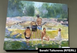 "Унутулган балалык. Абактагы өспүрүм тарткан сүрөт.