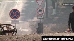 Ադրբեջանական հրթիռակոծության հետևանքները ստեփանակերտում, 3-ը նոյեմբերի, 2020թ.