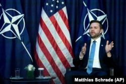 Vicepreședintele Statelor Unite, J.D. Vance, la Conferința de Securitate de la Munchen.