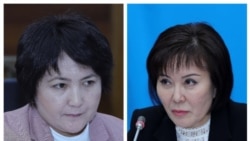 Айнура Осмонова жана Гүлшат Асылбаева. (коллаж)