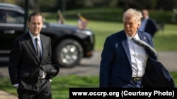 Серхио Гор и Дональд Трамп