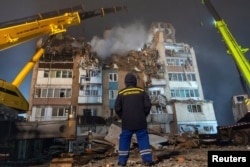 На месцы расейскага ракетнага нападу на Цярнопаль, 20 лістапада 2025