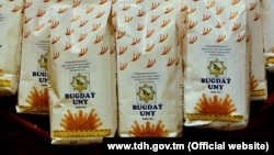 Türkmenistanda öndürilen un.