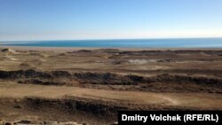 Каракалпакстан. Соолуп бараткан Арал деңизи. 24-март, 2014-жыл. 