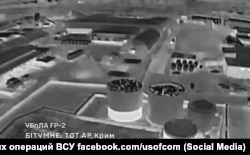 Фрагмент відео операції Сил спеціальних операцій ЗСУ в Бітумному під Сімферополем 14 грудня 2025 року