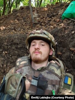 Беларускі добраахвотнік Эмілій Лабейка