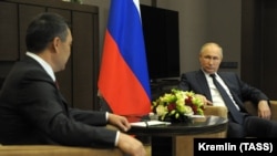 Встреча Путина и Жапарова, Сочи, 24 мая 2021 года