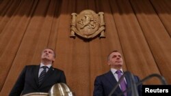 Кырым премьеры Сергей Аксенов һәм парламент спикеры Владимир Константинов