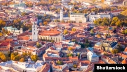 Вільня, від на стары горад. Архіўнае фота