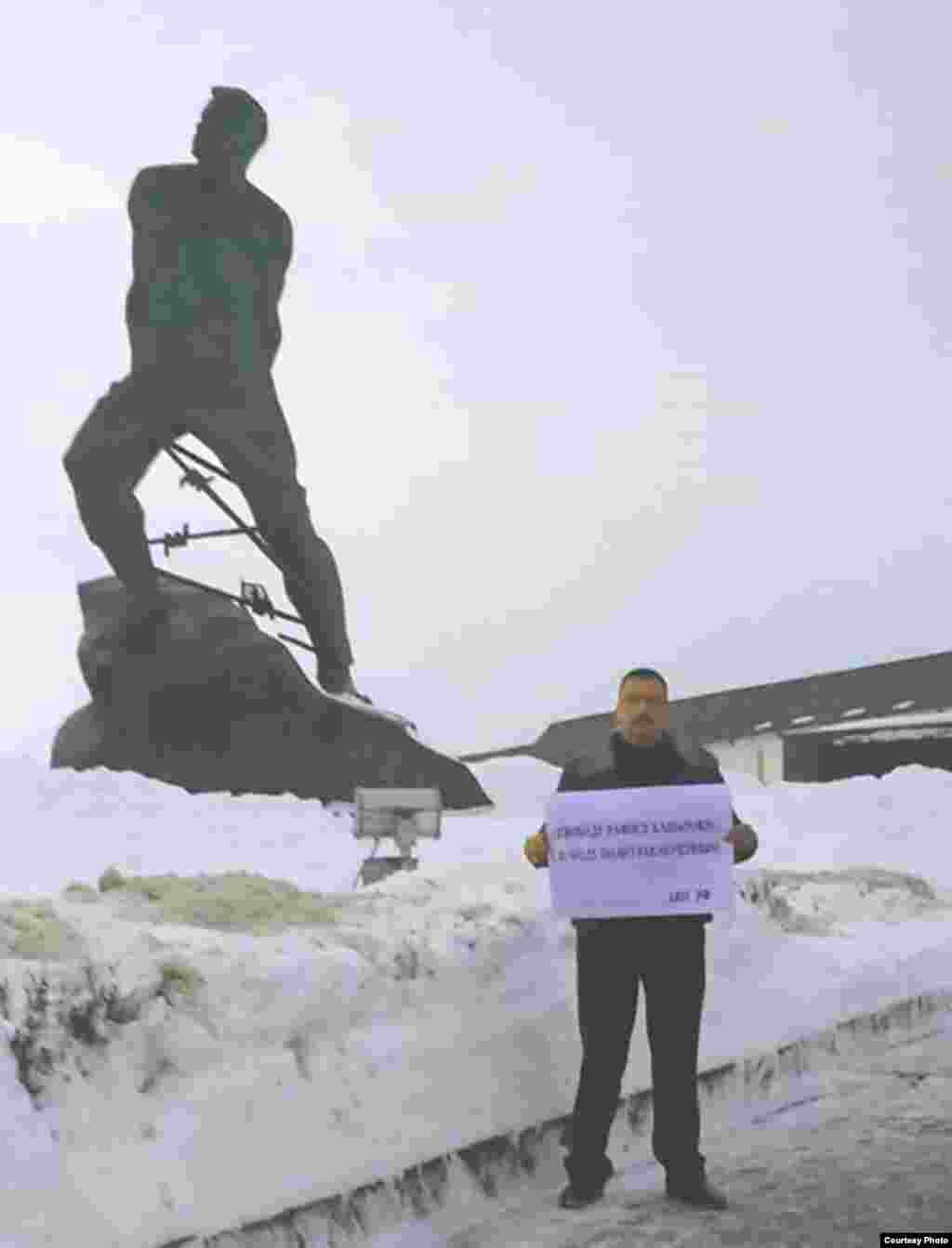 Казанда "Алтын Урда" татар ватанпәрвәр&nbsp;фронты рәисе Данис Сәфәргали