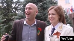 Грем Філіпс та Наталія Поклонська в окупованому Криму. Травень 2016 року