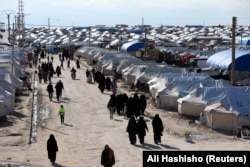 Лагерь для беженцев «Аль-Холь» в Сирии