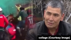 Маркум Мирлан Сражидинов кыргыз көк бөрүсүнүн мыкты оюнчуларынын бири болгон. (коллаж)