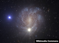 Саманчынын жолу галактикасынын бир көрүнүшү.