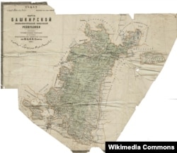 1920 елгы Башкортстан харитасы