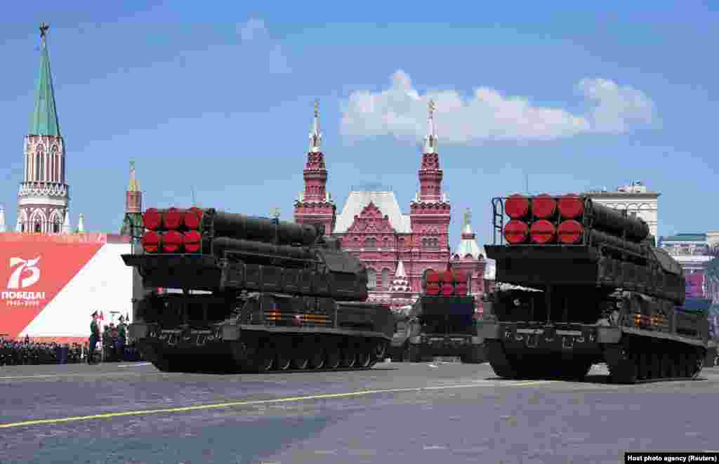 Russia's Buk-M3 missile system was showcased during the Victory Day parade.