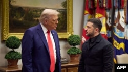 Розмова президента США Трампа і президента України Зеленського. Білий дім. Вашингтон, 18 серпня 2025 року