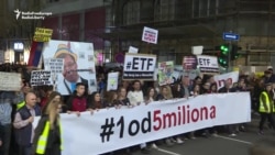 Protesters Take To Belgrade Streets For 14th Antigovernment March