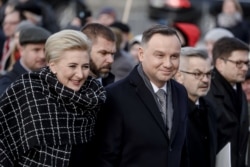 Анджей Дуда з дружиною у Вільнюсі, 22 листопада 2019 року