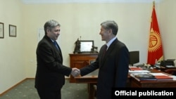 Алмазбек Атамбаев с главой МИД.