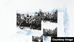 „Велосипеди“ на Дијана Томиќ Радевска на изложбата „Случајни средби“ во Прилеп