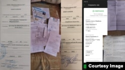 Айзада Мурадилова жана бир топ адамдар акчасын берген компаниянын берген документтери.