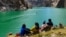 Kyrgyzstan - Naryn region - Kel-Suu - lake Kel-Suu - nature - glacier - weather
