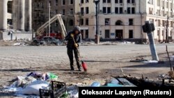 Харьковның Ирек мәйданы, 18 март 2022