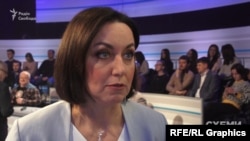 Ведуча теледебатів на Суспільному Мирослава Барчук зауважує, що кандидатам подобається ходити на олігархічні канали