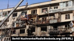 Последствия российского удара по Киеву в ночь на 14 ноября 2025 года 