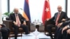 Հայաստանի վարչապետ Նիկոլ Փաշինյան և Թուրքիայի նախագահ Ռեջեփ Էրդողան, Նյու Յորք, 24-ը սեպտեմբերի, 2024թ. 