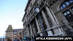 A Corvinus egyetem főépülete Budapesten