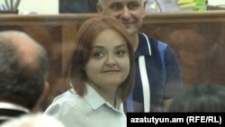 Armenia - Lidya Mantashian stands trial in Yerevan, August 20, 2025.