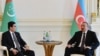 Türkmenistanyň prezidenti Gurbanguly Berdimuhamedow we Azerbaýjanyň prezidenti Ylham Aliýew