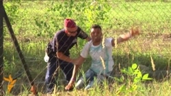 Migrants Escape From Hungarian Camp
