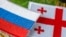 GEORGIA -- Russia flags
