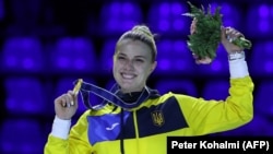 Ольга Харлан із новою медаллю, Будапешт, 20 липня 2019 року