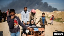 Мосулдан качкандар, 7-март, 2017-жыл.